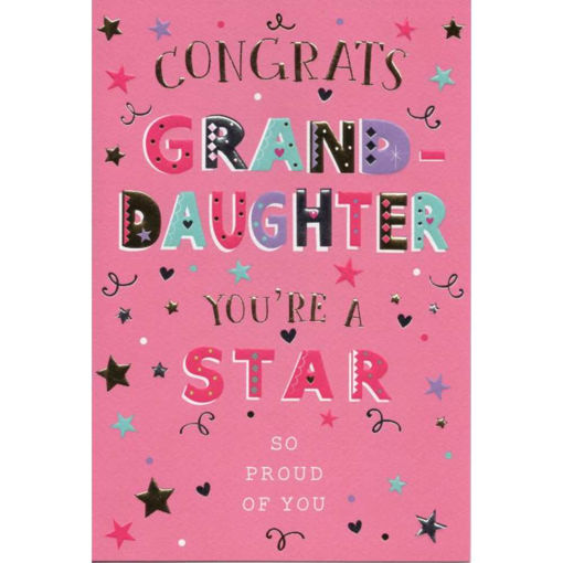 Picture of CONGRATS GRANDDAUGHTER YOURE A STAR SO PROUD OF YOU
